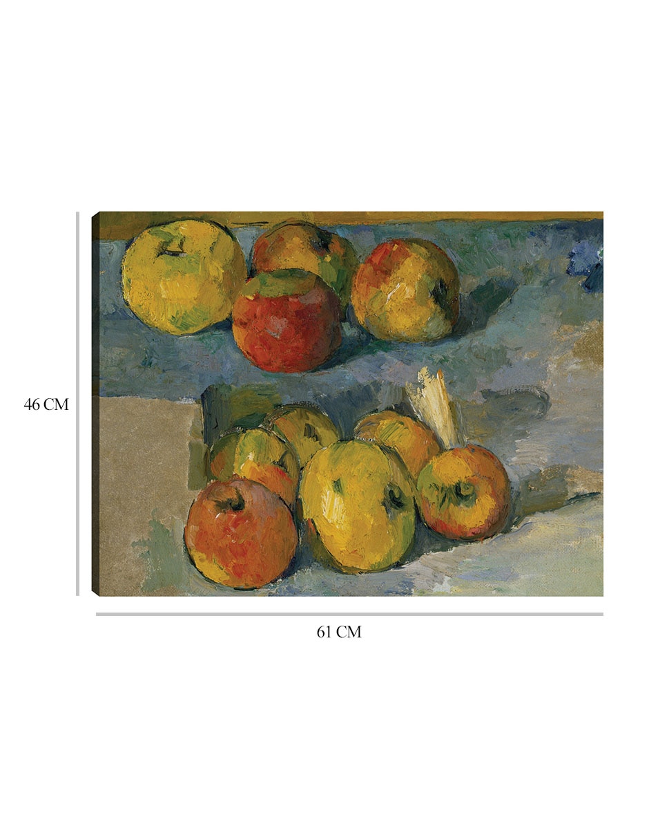 Cuadro decorativo Manzanas (1878-1879) técnica mixta 8