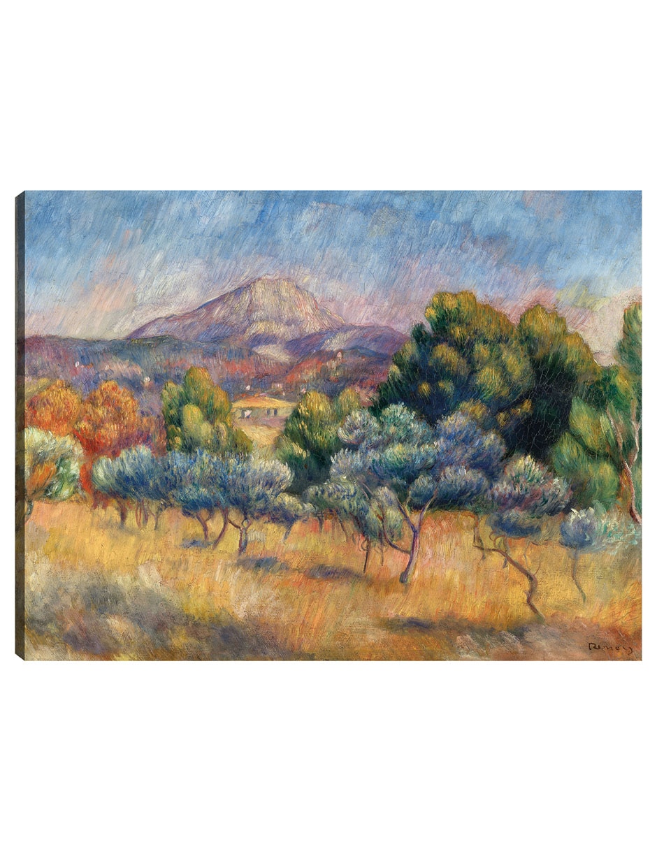Cuadro decorativo Montaña Santa Victoria (hacia 1888-1889) técnica mixta Campos Cuadro decorativo Montaña Santa Victoria (hacia 1888-1889) técnica mixta Campos