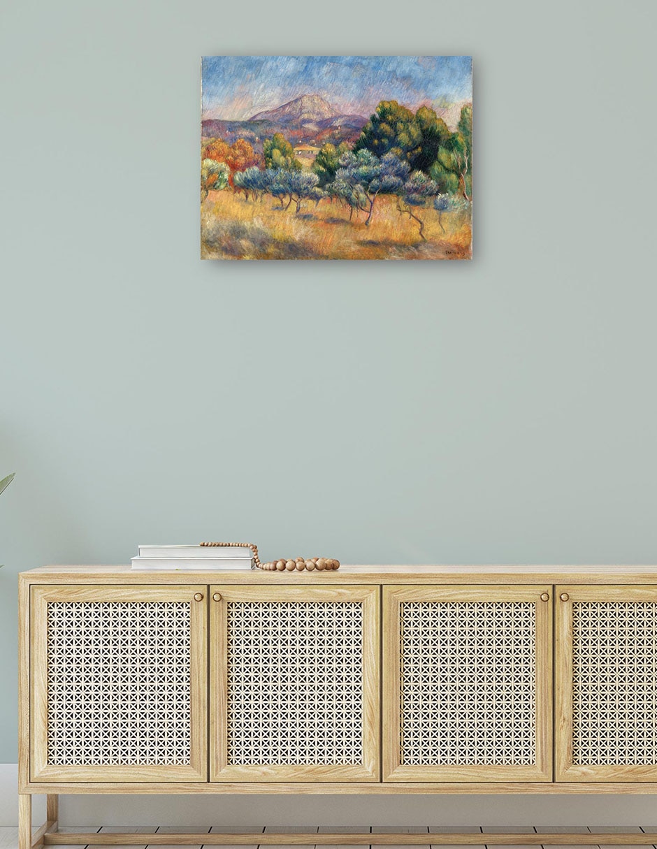 Cuadro decorativo Montaña Santa Victoria (hacia 1888-1889) técnica mixta Campos 5