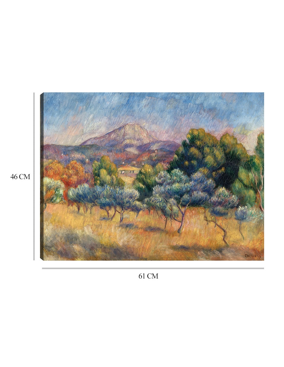 Cuadro decorativo Montaña Santa Victoria (hacia 1888-1889) técnica mixta Campos 2