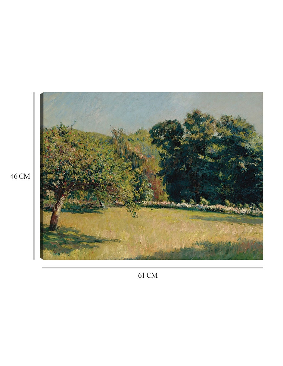 Cuadro decorativo Un jardín en Trouville (1882) técnica mixta Campos 2