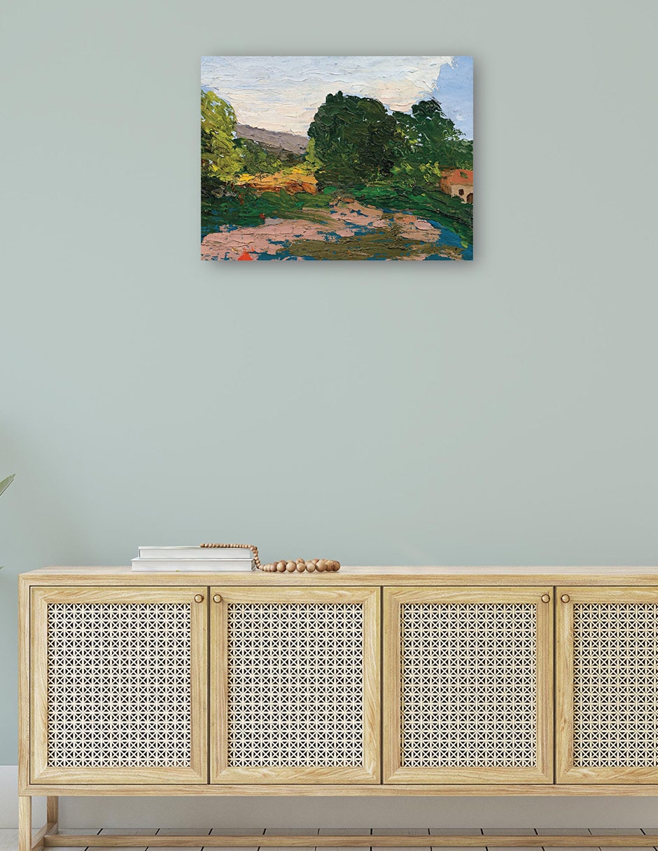 Cuadro decorativo Paisaje del sur (hacia 1865) técnica mixta Campos 5