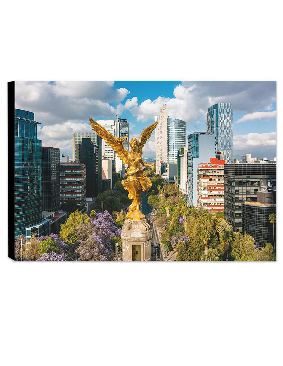 Litografía Ciudades técnica acrílico