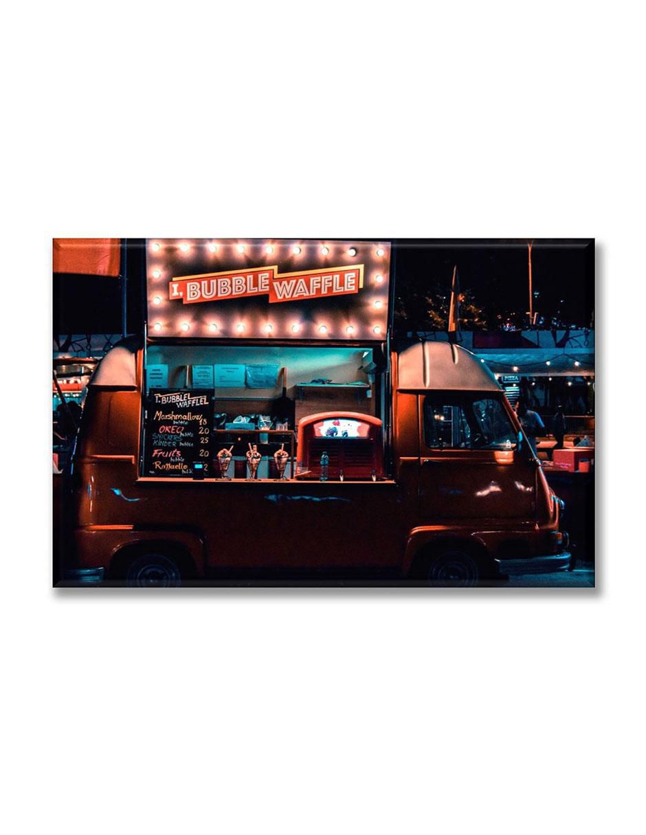 Cuadro decorativo Pixtreats food truck waffles