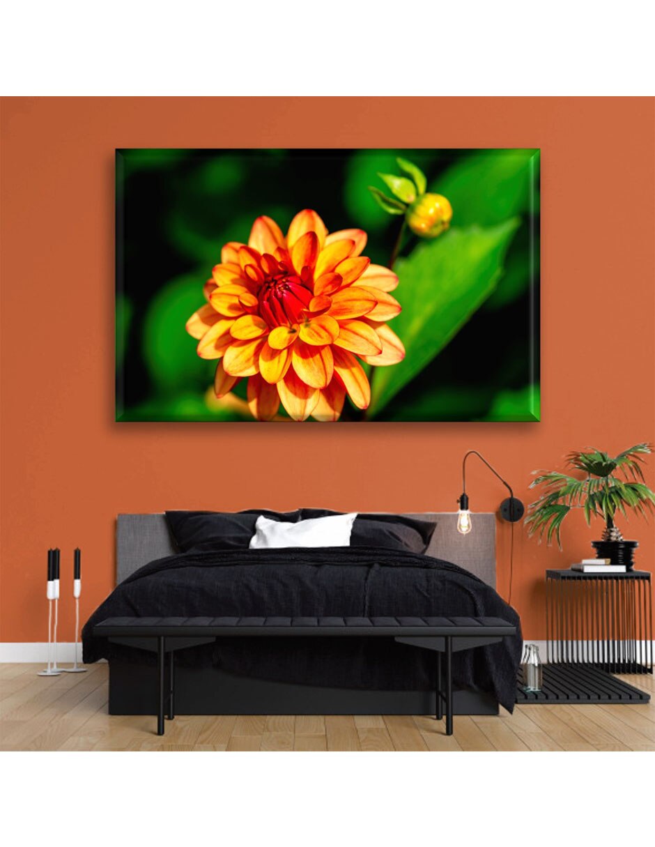 Cuadro decorativo Dalia floreciendo 2