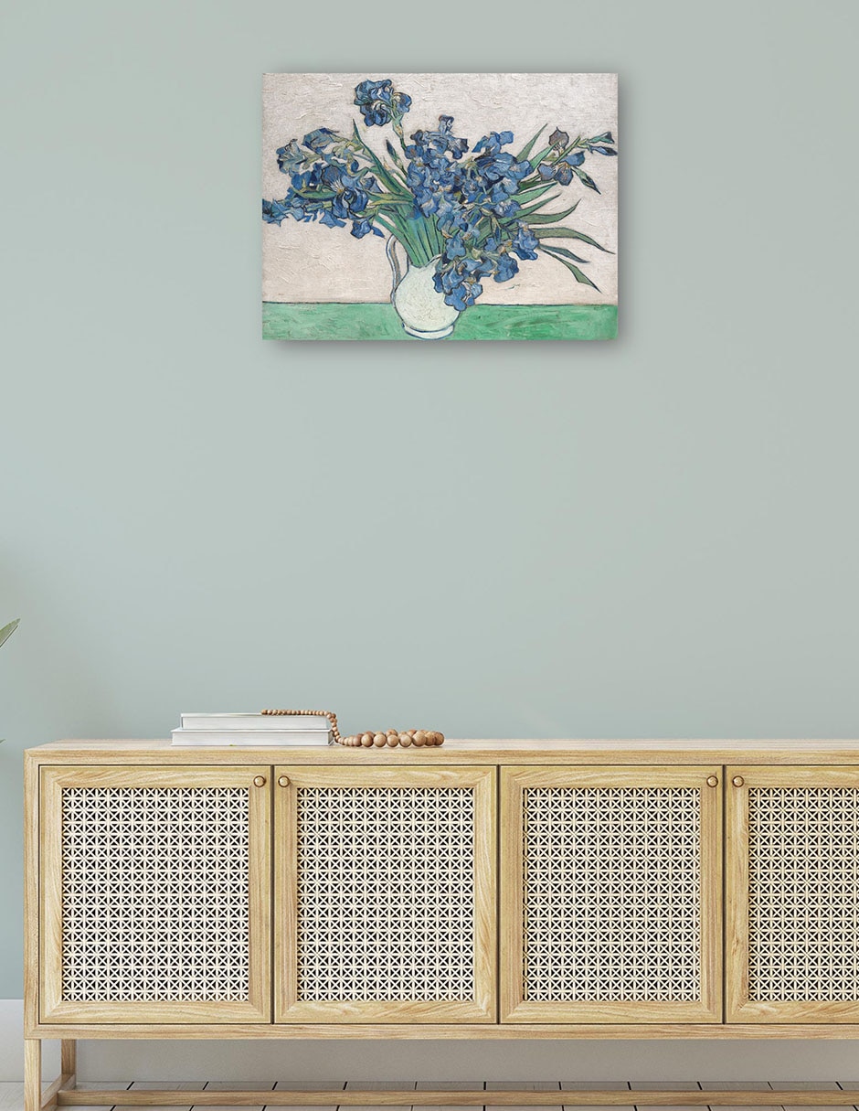 Cuadro decorativo Iris 1890 técnica mixta Floreros 5