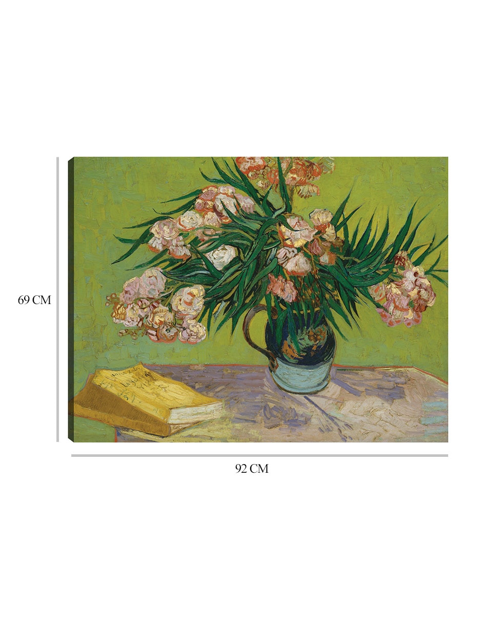 Cuadro decorativo Adelfas (1888) técnica mixta Floreros 2