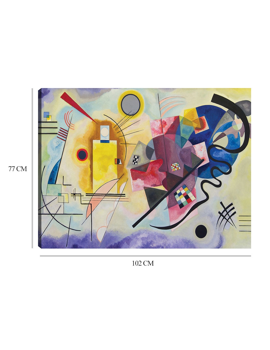 Cuadro decorativo Gelb - Rot - Blau (amarillo-rojo-azul), 1925 técnica mixta Colores 8