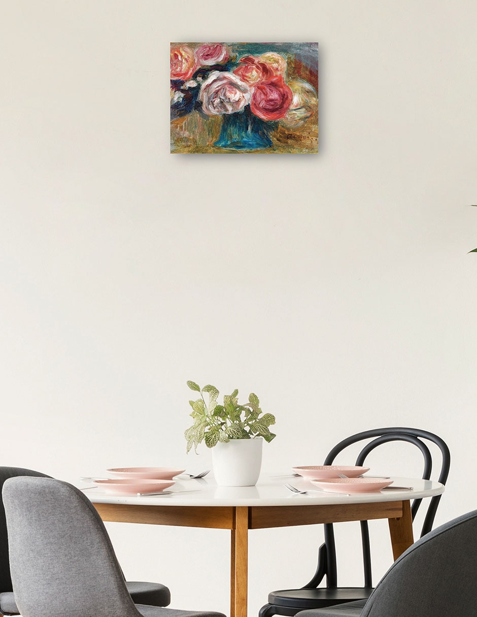 Cuadro decorativo Ramo de Rosas en un jarrón técnica mixta Floreros 2