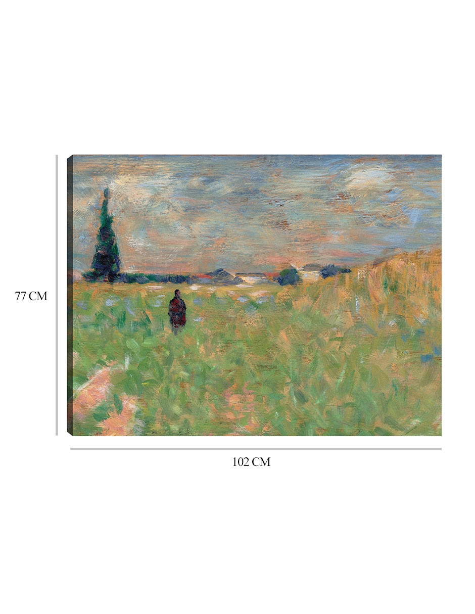 Cuadro decorativo Un paisaje de verano técnica mixta Inspiración 8