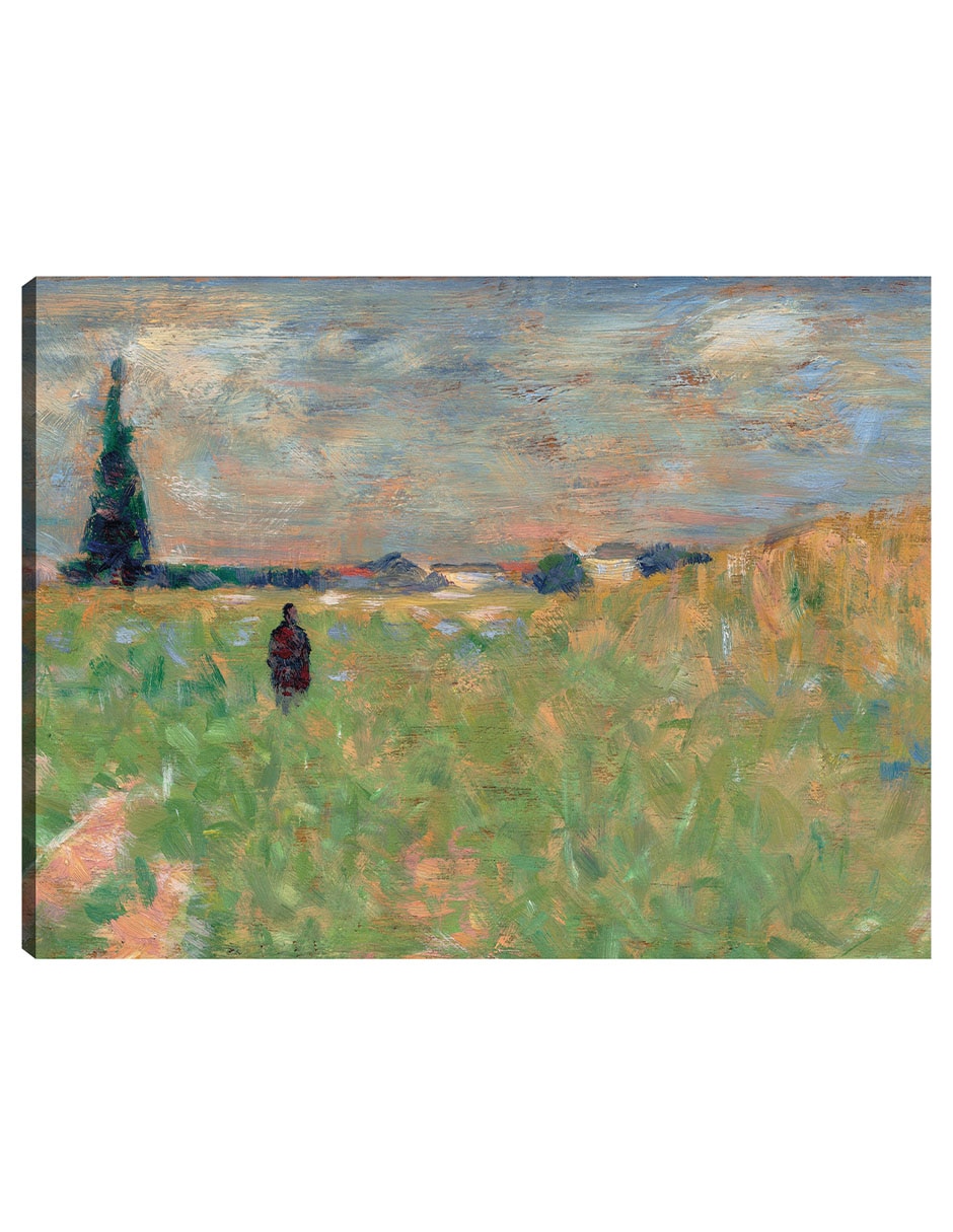 Cuadro decorativo Un paisaje de verano técnica mixta Inspiración