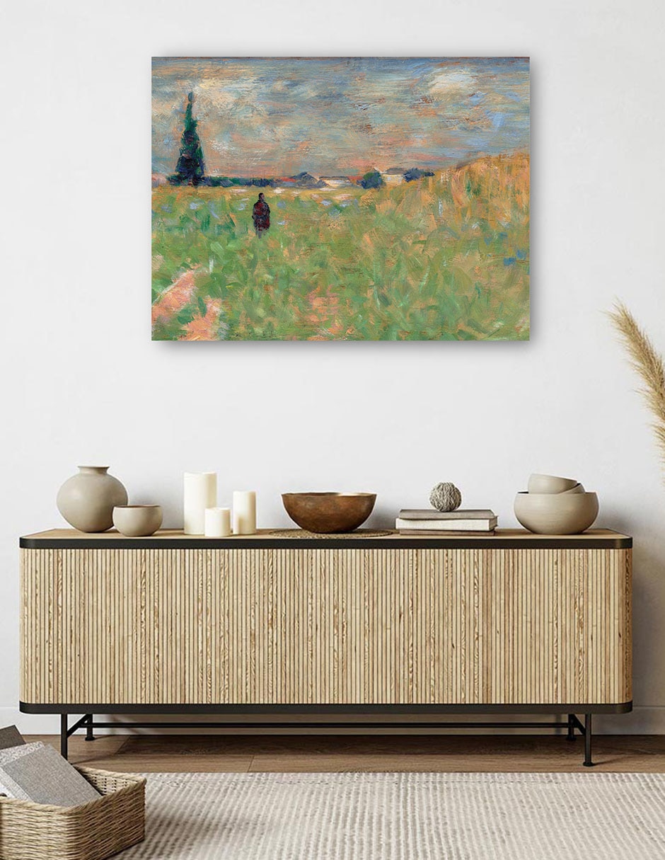 Cuadro decorativo Un paisaje de verano técnica mixta Inspiración 5