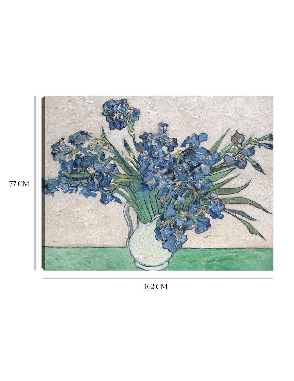 Cuadro decorativo Iris 1890 técnica mixta Floreros 2