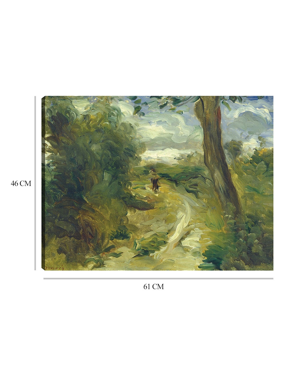 Cuadro decorativo Paisaje entre tormentas técnica mixta Caminos 3