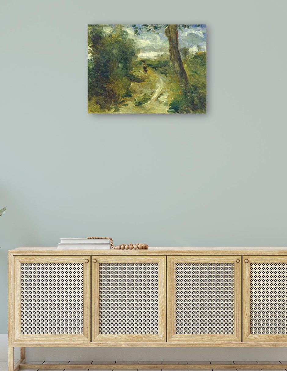 Cuadro decorativo Paisaje entre tormentas técnica mixta Caminos 4