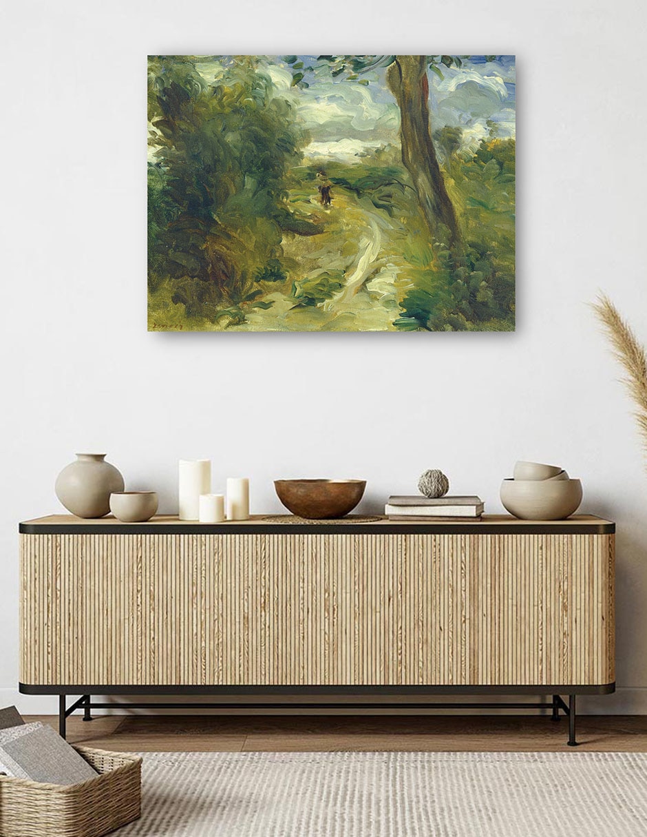 Cuadro decorativo Paisaje entre tormentas técnica mixta Caminos 5
