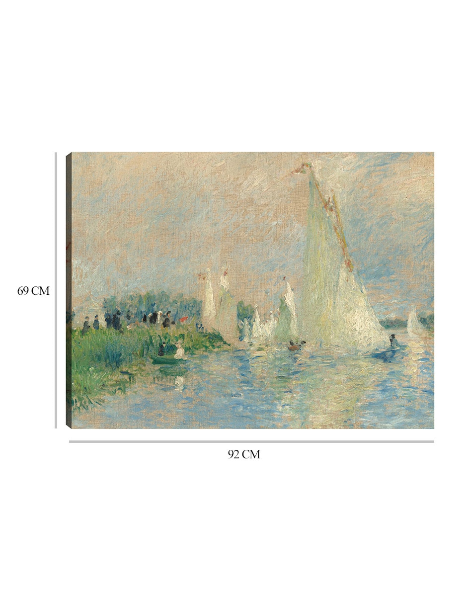 Cuadro decorativo Regata en Argenteuil técnica mixta Playas 8