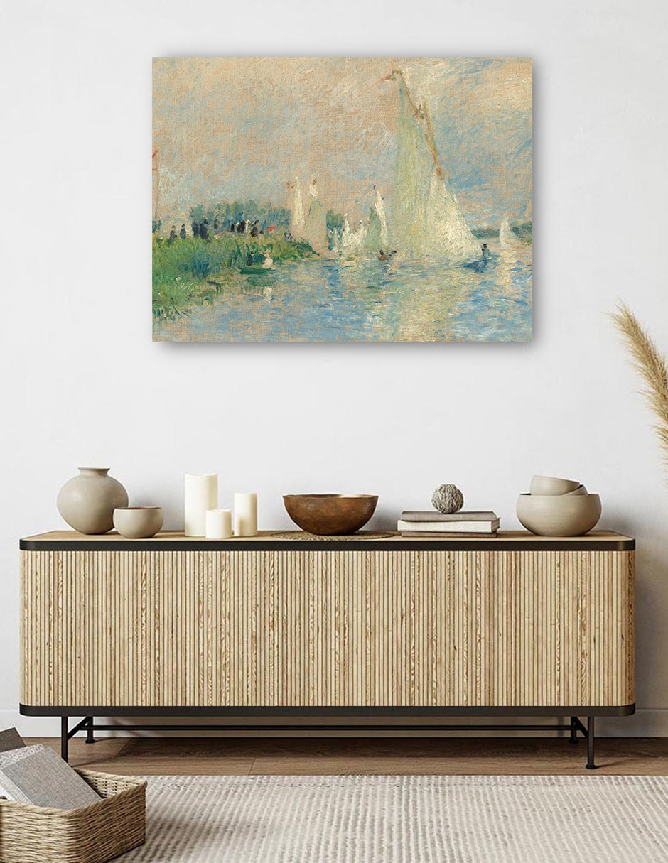 Cuadro decorativo Regata en Argenteuil técnica mixta Playas 5