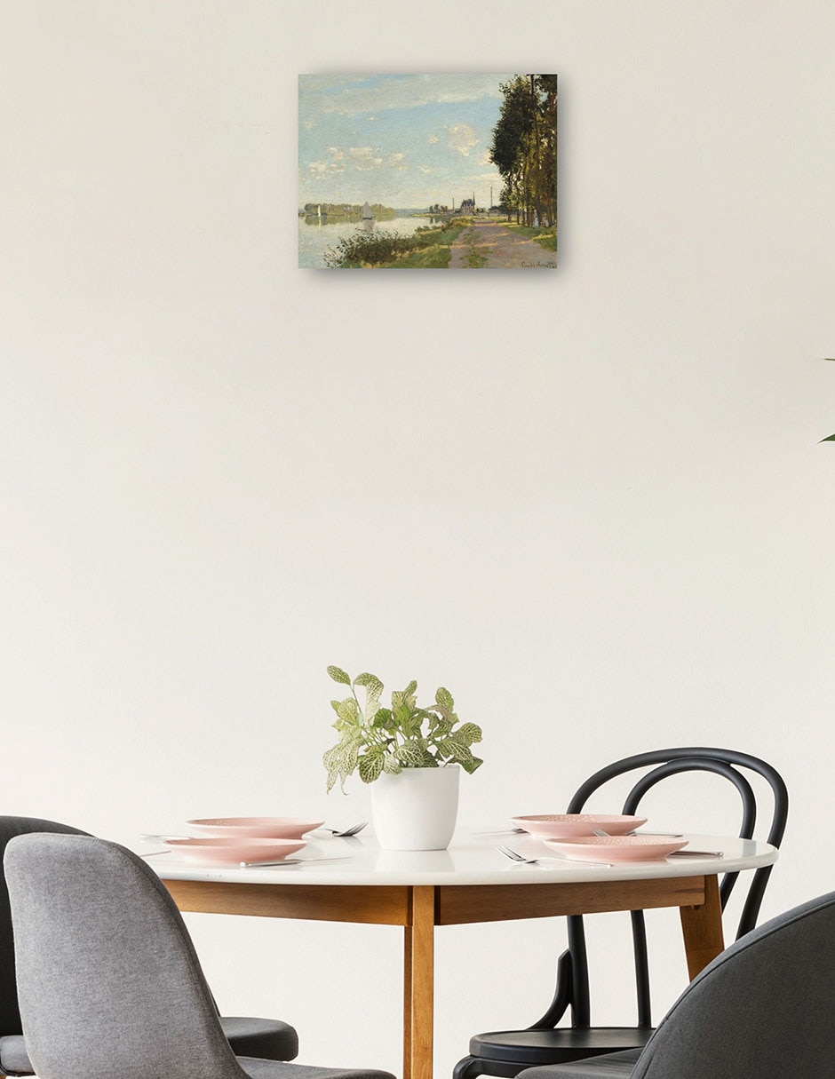Cuadro decorativo Argenteuil técnica mixta Ríos 2
