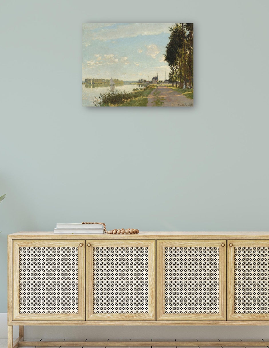 Cuadro decorativo Argenteuil técnica mixta Ríos 4