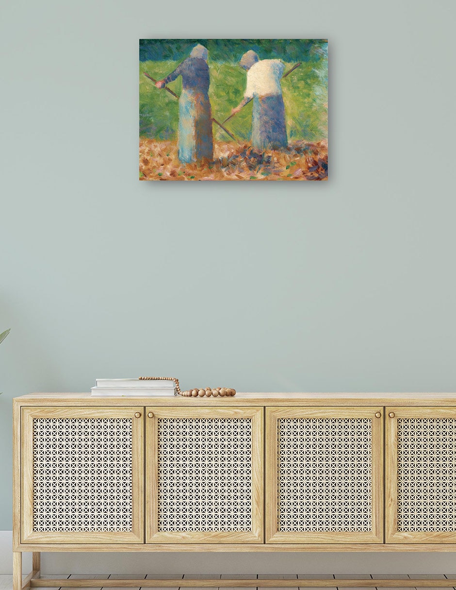 Cuadro decorativo Henificadores en Montfermeil técnica mixta Campos 4