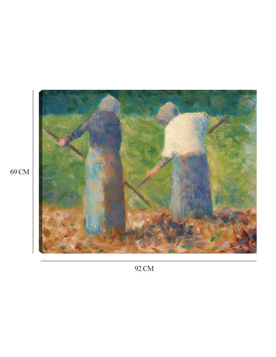 Cuadro decorativo Henificadores en Montfermeil técnica mixta Campos 3