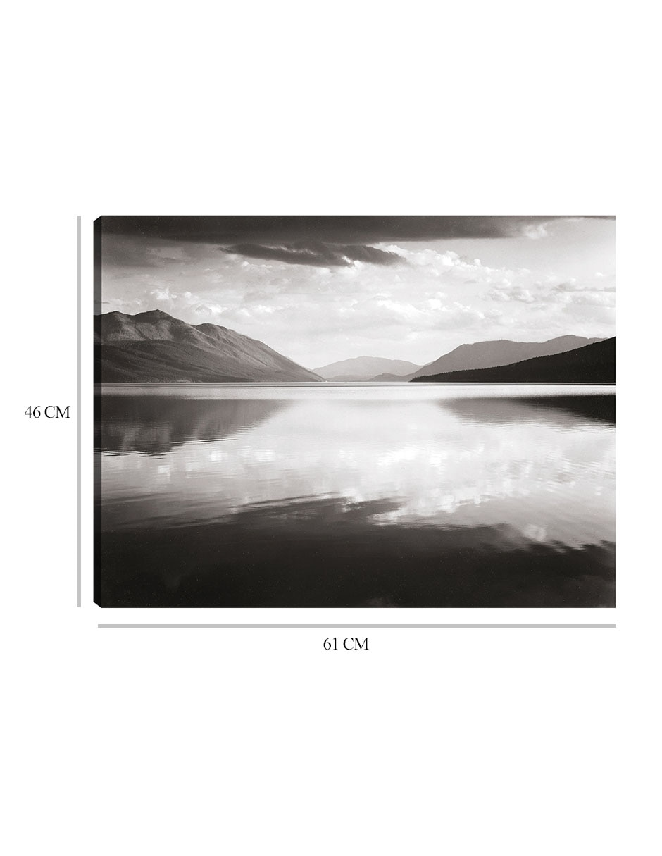 Cuadro decorativo Por la tarde, Lago McDonald, Parque Nacional Glacier técnica mixta Inspiración 8