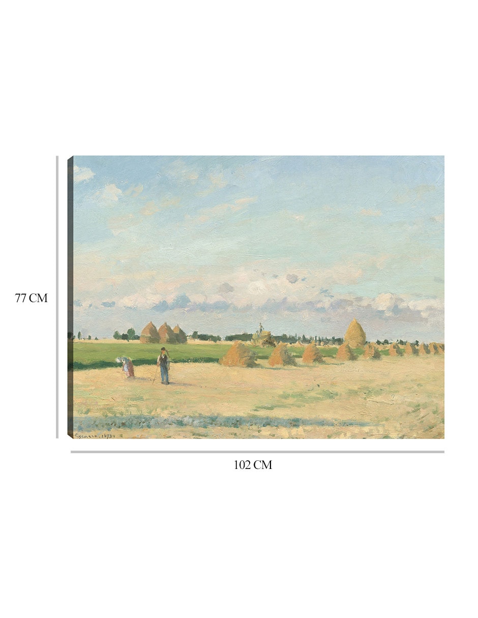 Cuadro decorativo Paisaje, Isla de Francia técnica mixta Campos 3