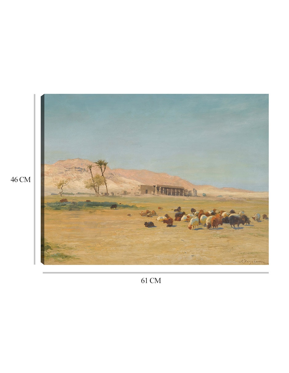 Cuadro decorativo Paisaje egipcio técnica mixta Desiertos 2