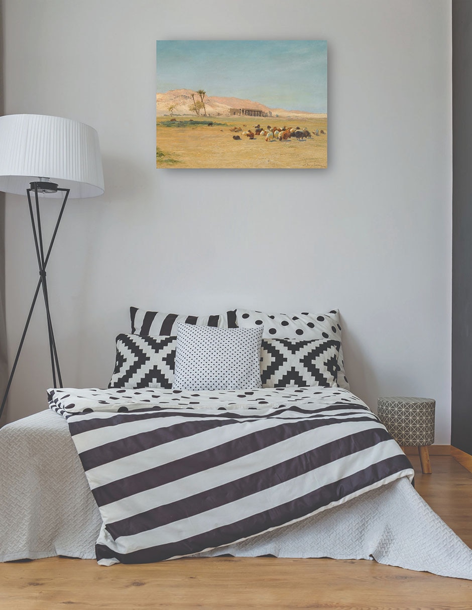 Cuadro decorativo Paisaje egipcio técnica mixta Desiertos 3