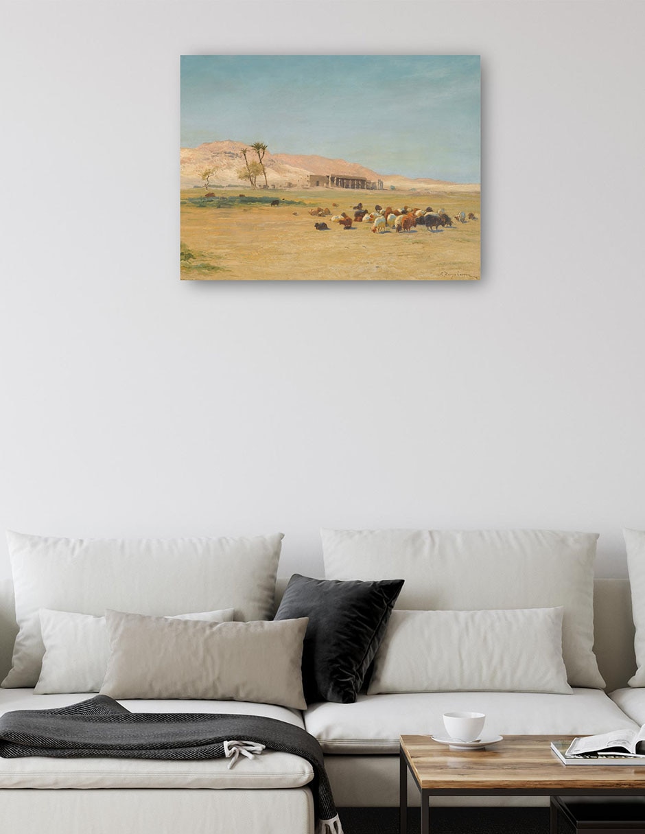 Cuadro decorativo Paisaje egipcio técnica mixta Desiertos 5