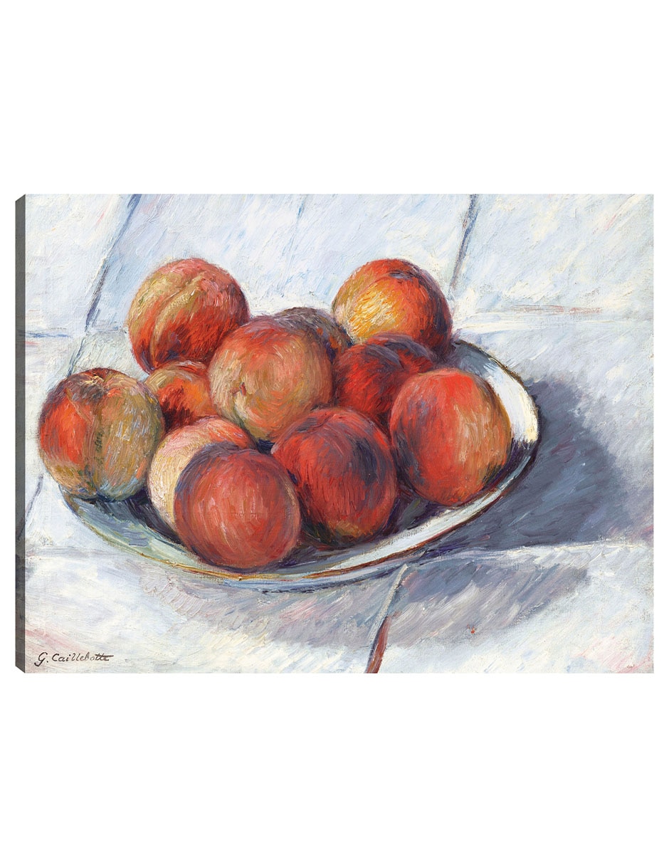 Cuadro decorativo El Plato de Duraznos (hacia 1882) técnica mixta