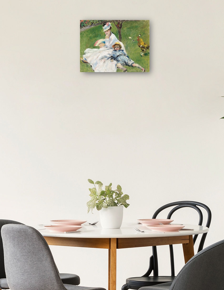 Cuadro decorativo Madame Monet y su hijo técnica mixta Gente 2