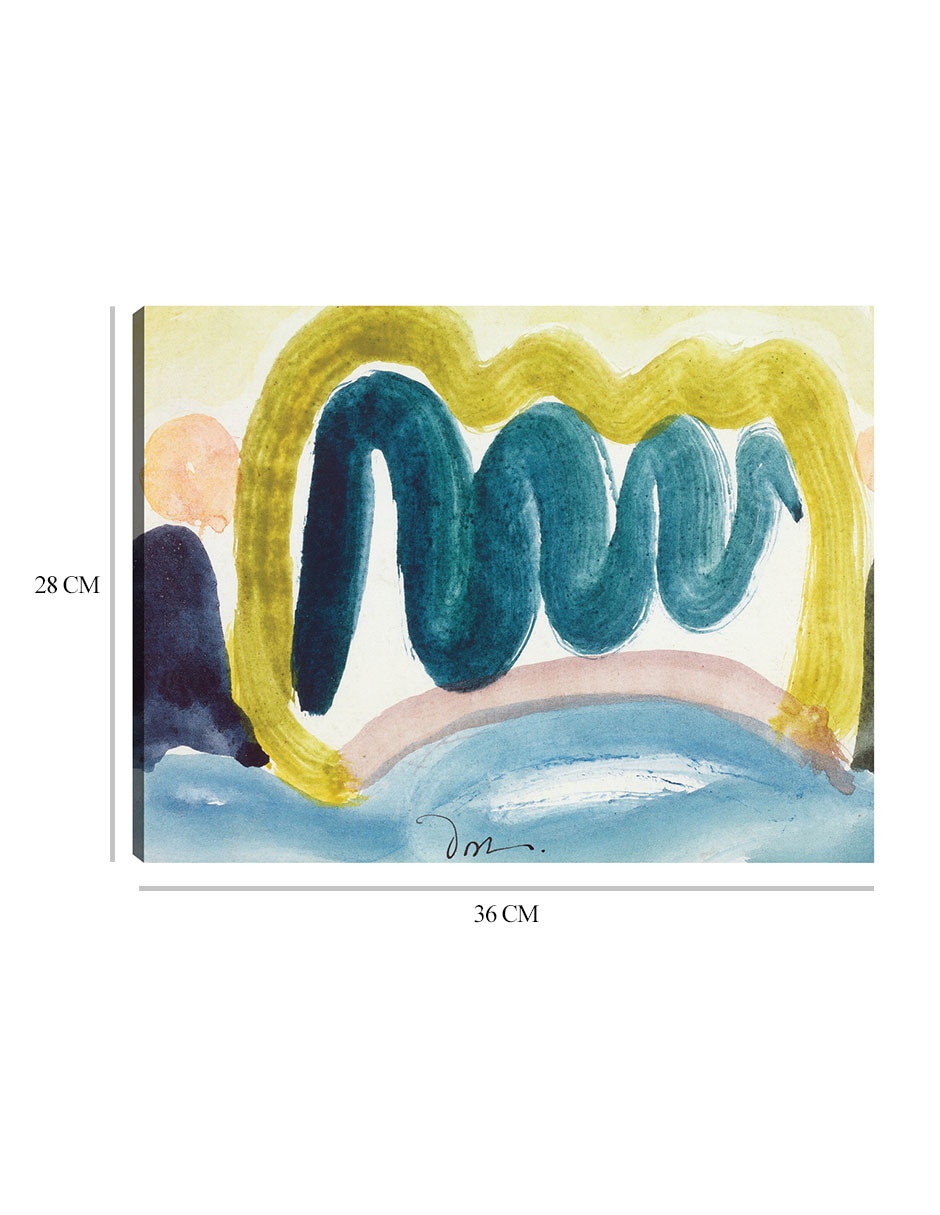Cuadro decorativo Estanque a la luz del sol (1935) técnica mixta Formas 2