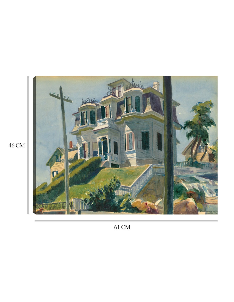 Cuadro decorativo La casa de Haskel técnica mixta Edificios 8