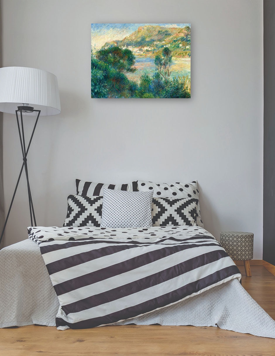Cuadro decorativo Vista de Montecarlo desde Cap Martin técnica mixta Ríos 3
