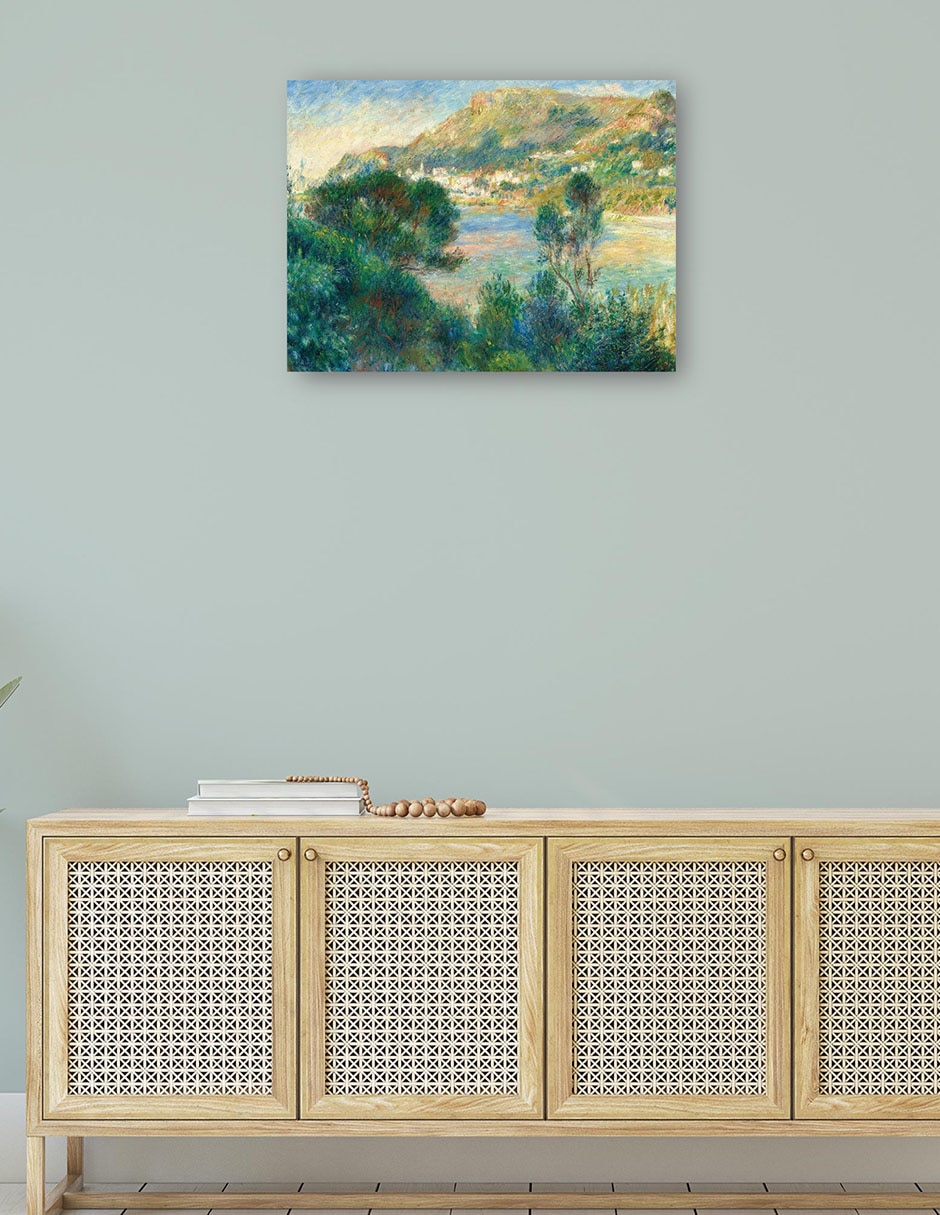 Cuadro decorativo Vista de Montecarlo desde Cap Martin técnica mixta Ríos 4