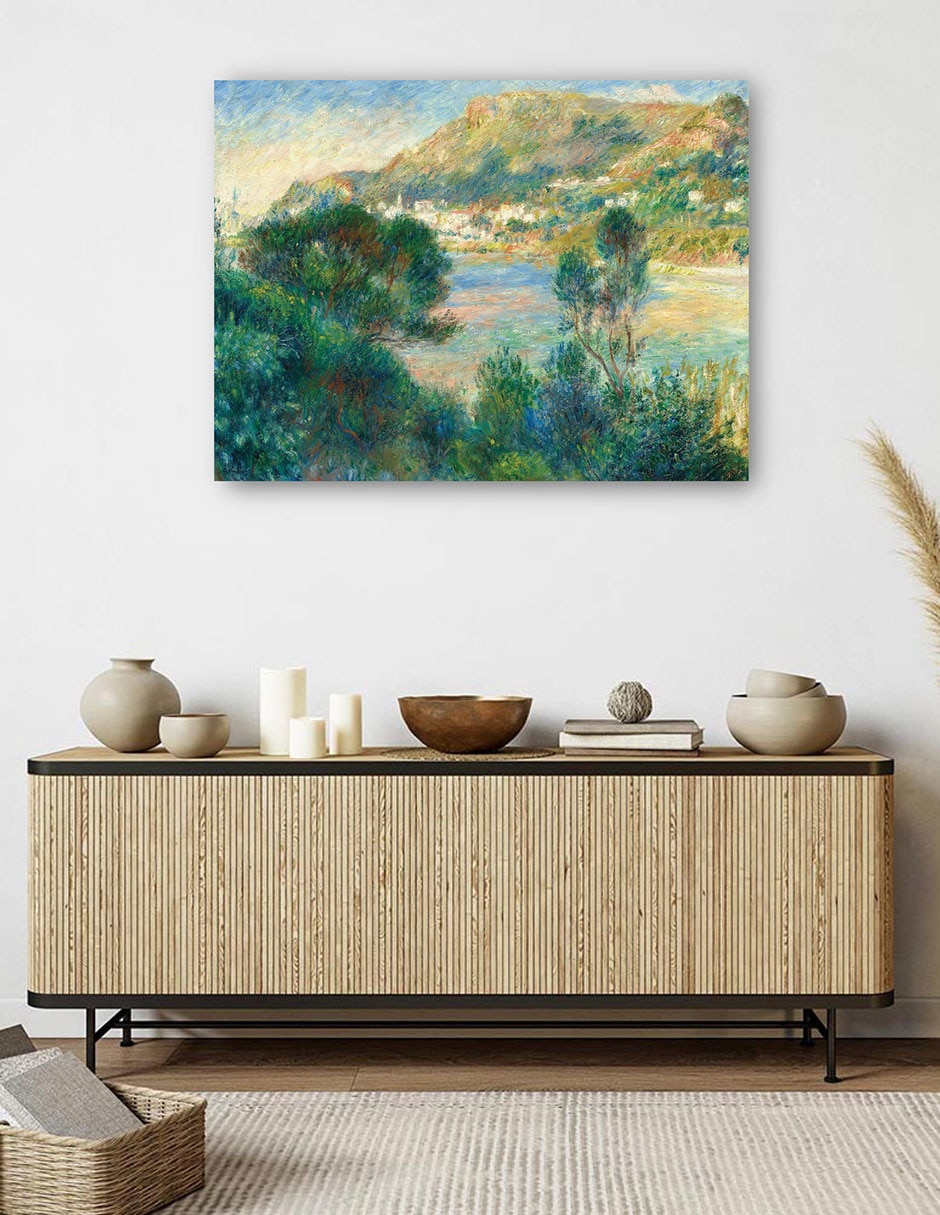 Cuadro decorativo Vista de Montecarlo desde Cap Martin técnica mixta Ríos 5