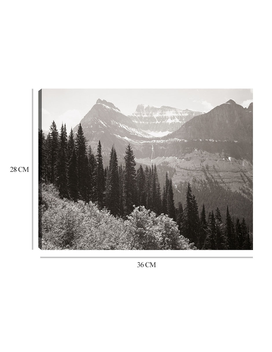 Cuadro decorativo En el Parque Nacional Glacier -Montana técnica mixta Inspiración 8