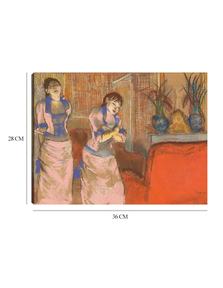 Cuadro decorativo Dos mujeres técnica mixta Gente 3