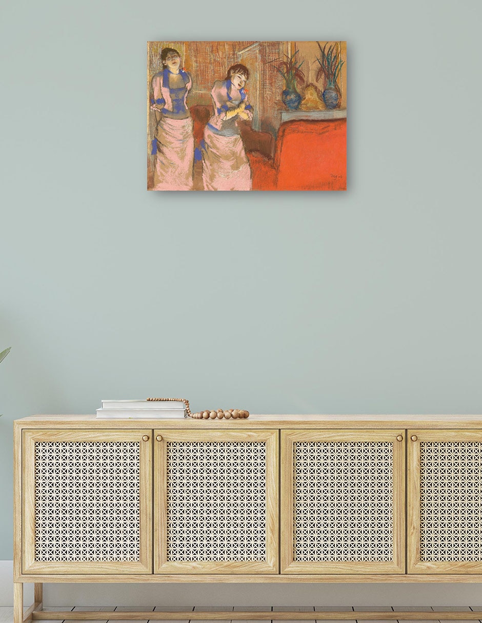 Cuadro decorativo Dos mujeres técnica mixta Gente 4