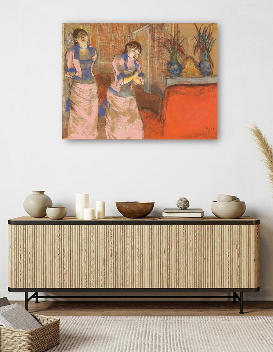 Cuadro decorativo Dos mujeres técnica mixta Gente 5