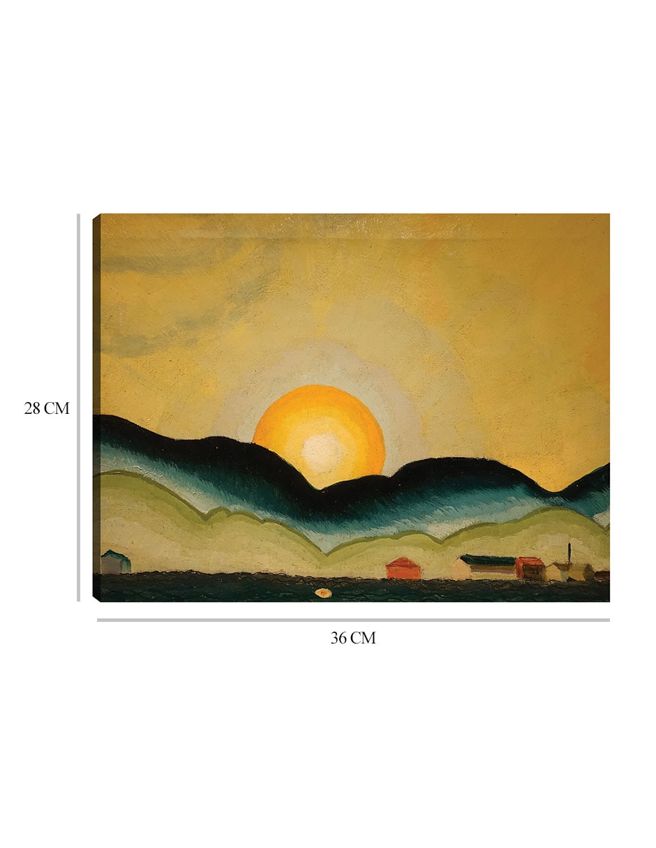 Cuadro decorativo Puerto de Northport (1929) técnica mixta Formas 3