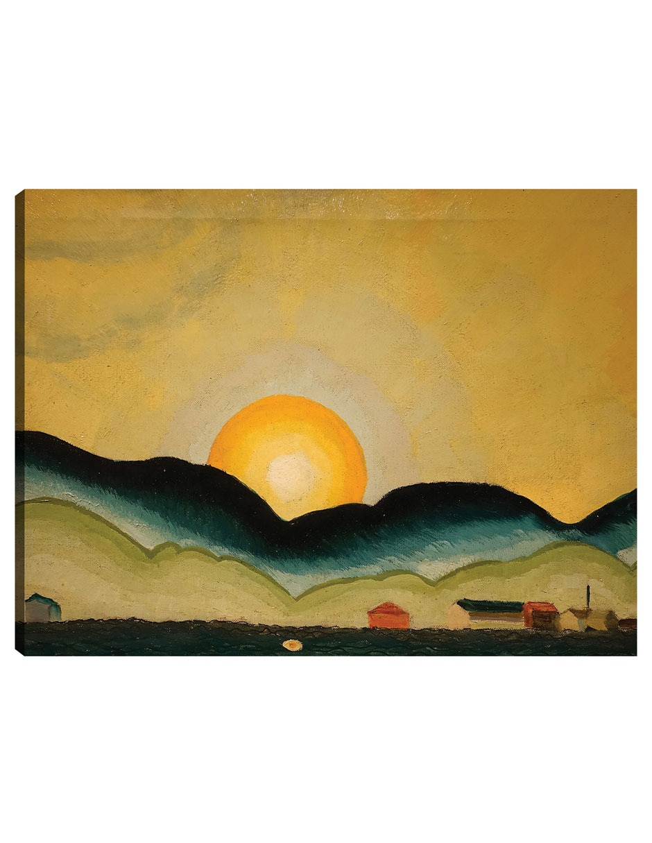 Cuadro decorativo Puerto de Northport (1929) técnica mixta Formas