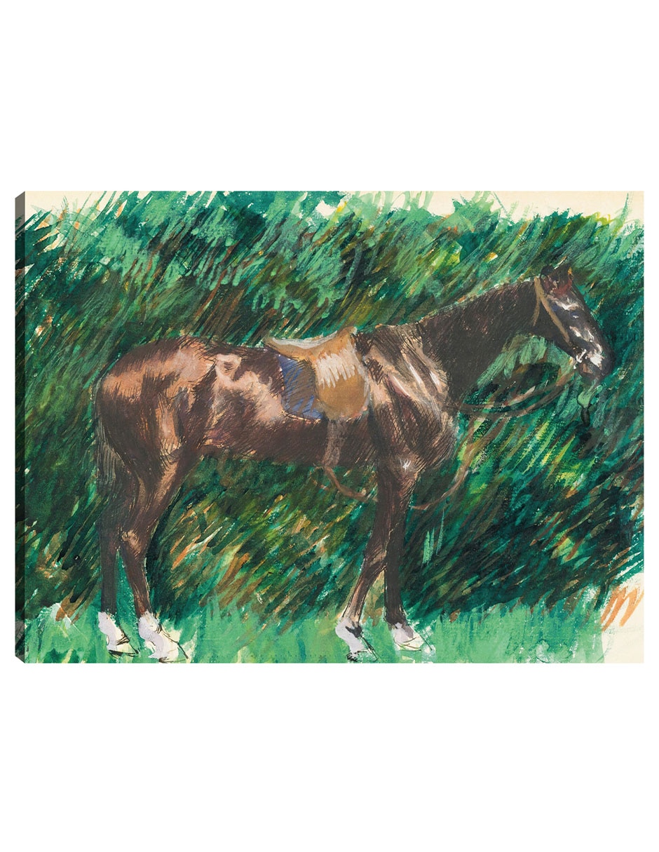 Cuadro decorativo Un caballo técnica mixta Campos Cuadro decorativo Un caballo técnica mixta Campos