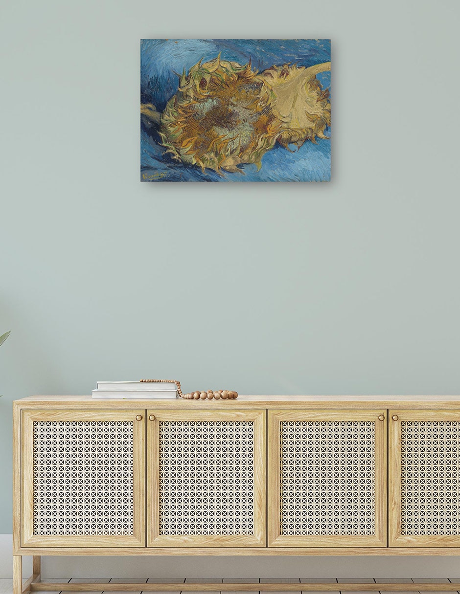 Cuadro decorativo Girasoles (1887) técnica mixta 4