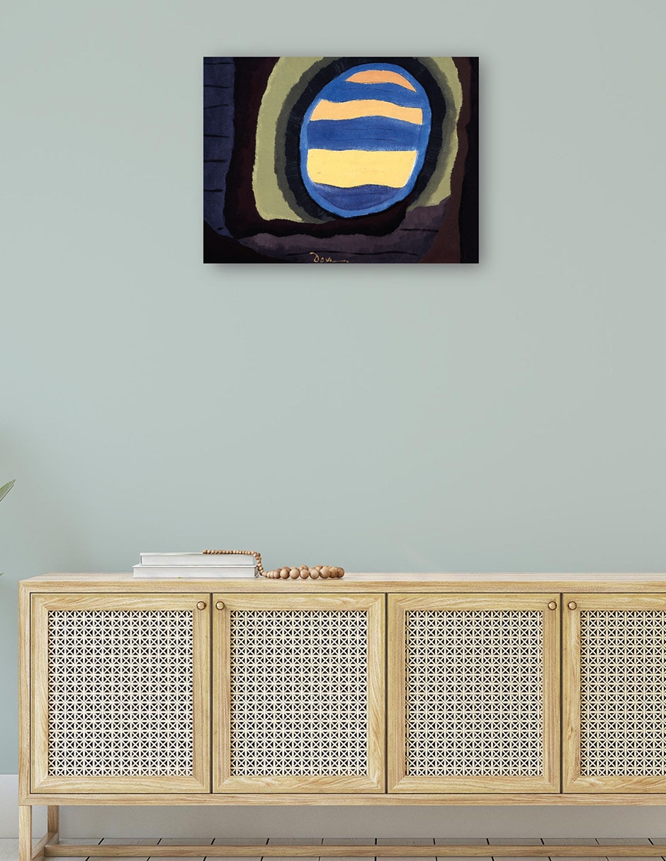 Cuadro decorativo Por la ventana (1939) técnica mixta Formas 4