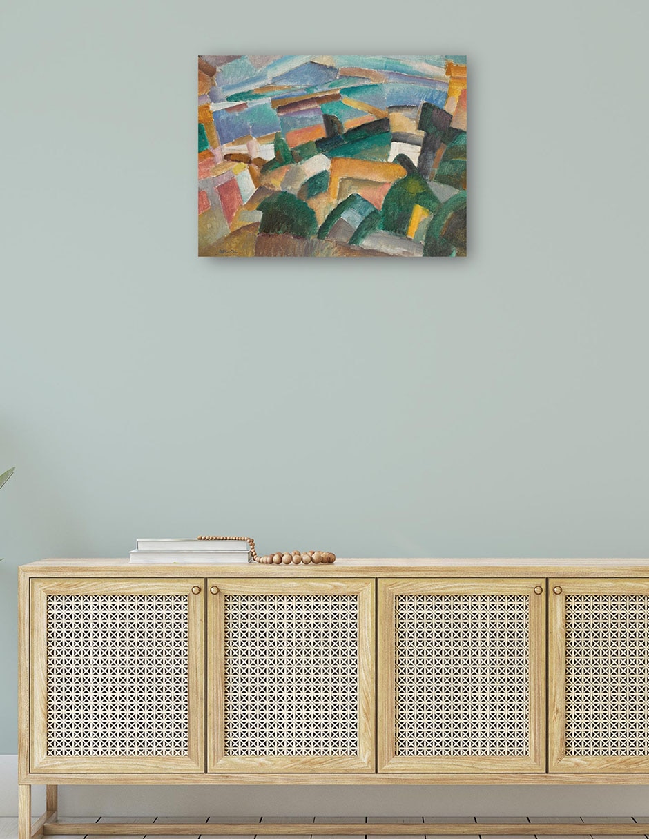 Cuadro decorativo Paisaje (1914) técnica mixta Lugares 4