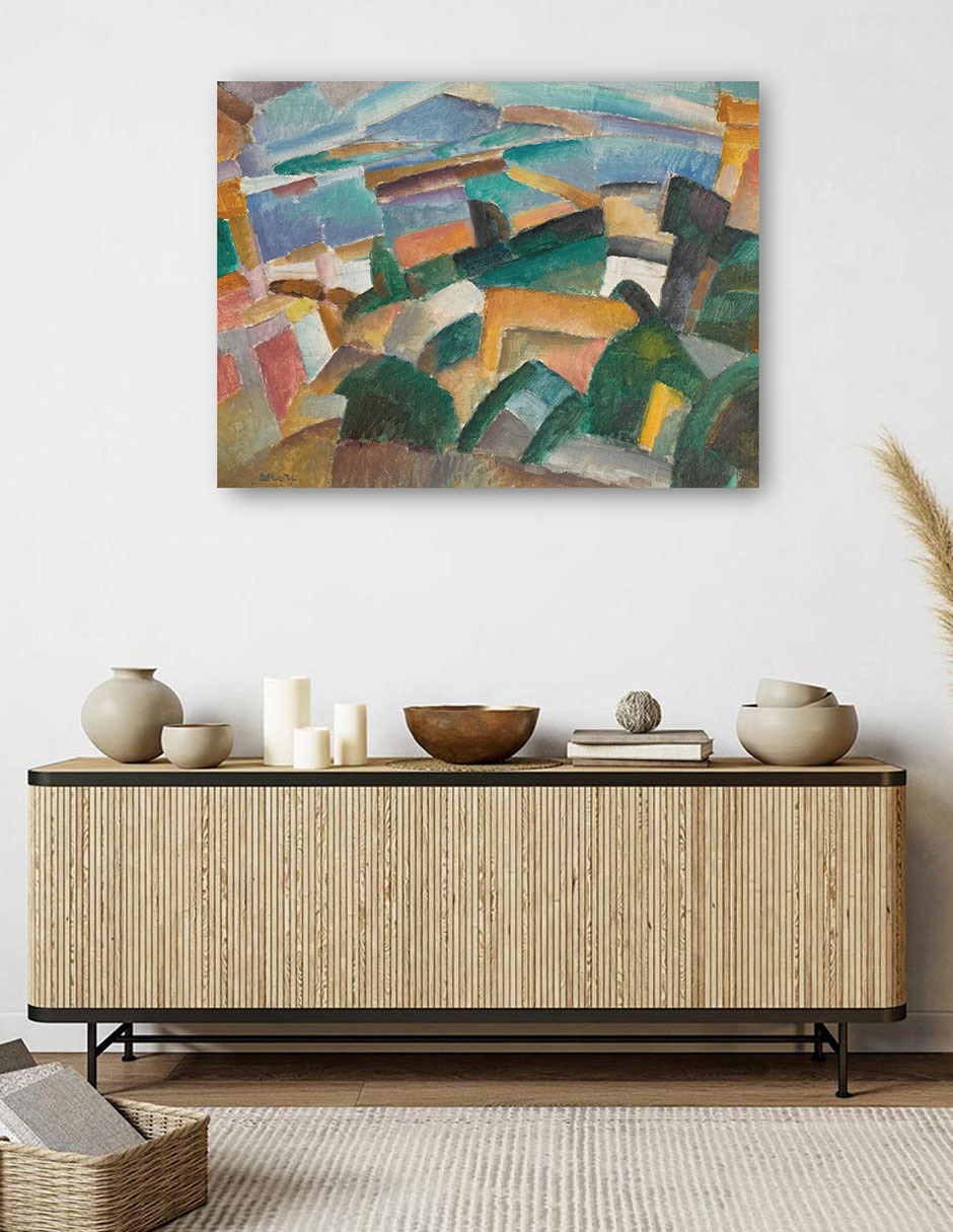 Cuadro decorativo Paisaje (1914) técnica mixta Lugares 5