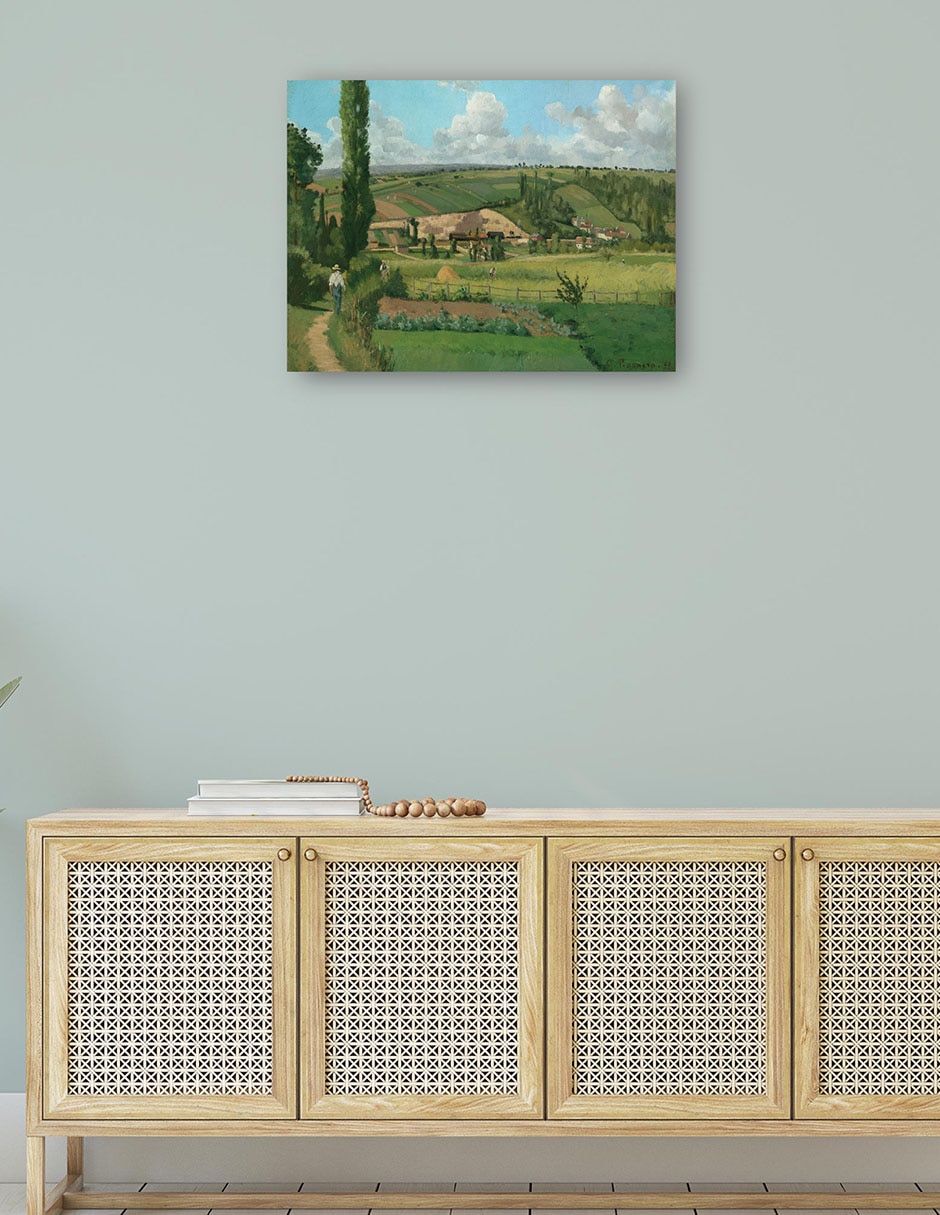 Cuadro decorativo Paisaje en Les Patis, Pontoise técnica mixta Campos 4